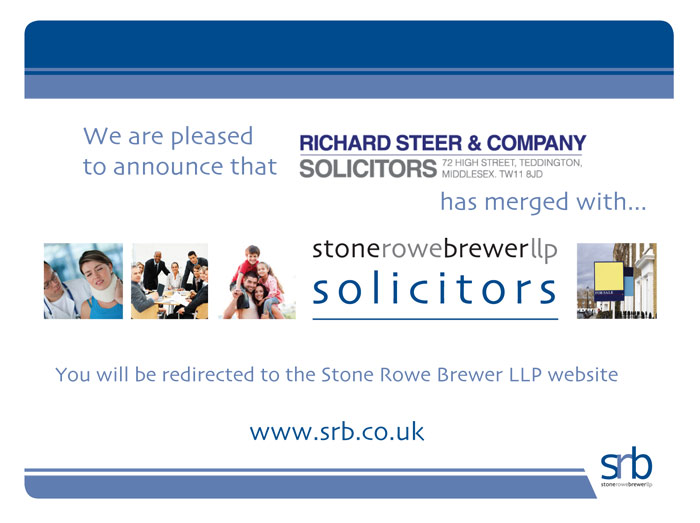 Richard Steer & Company has merged with Stone Rowe Brewer